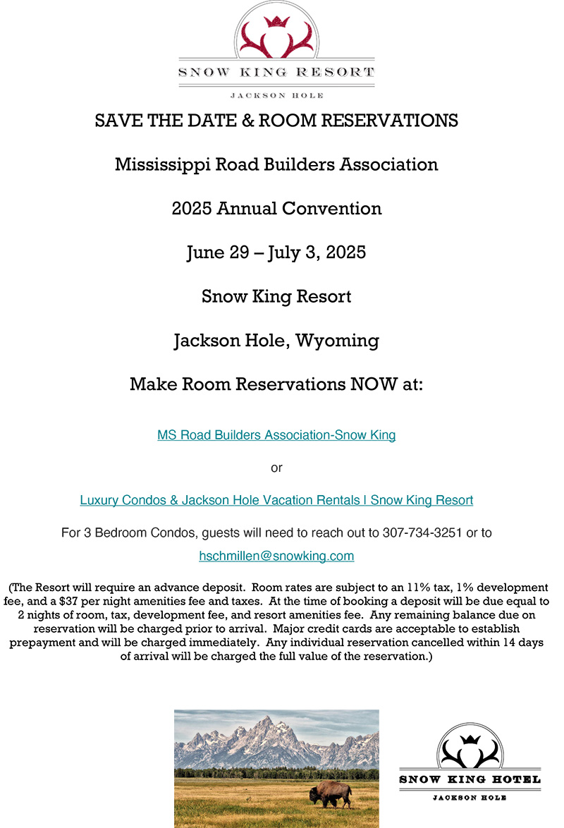 Reserve NOW - 2025 MRBA Annual Convention